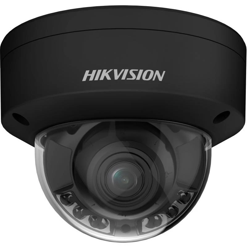 Hikvision Pro Series ar ColorVu DS-2CD2747G2HT-LIZS(2.8-12)/eF/BLK turret IP drošības kamera iekštelpām un ārā 2688 x 1520 pikseļi Griestu