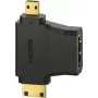 Hama 00305020 HDMI kabelis HDMI Type A (Standard) HDMI Type C/HDMI Type D Melns