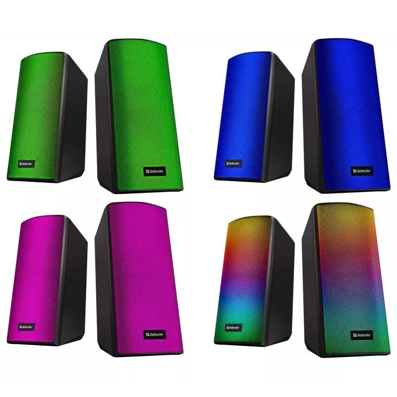 PC SPEAKERS SPITFIRE 2.0 6W LED USB