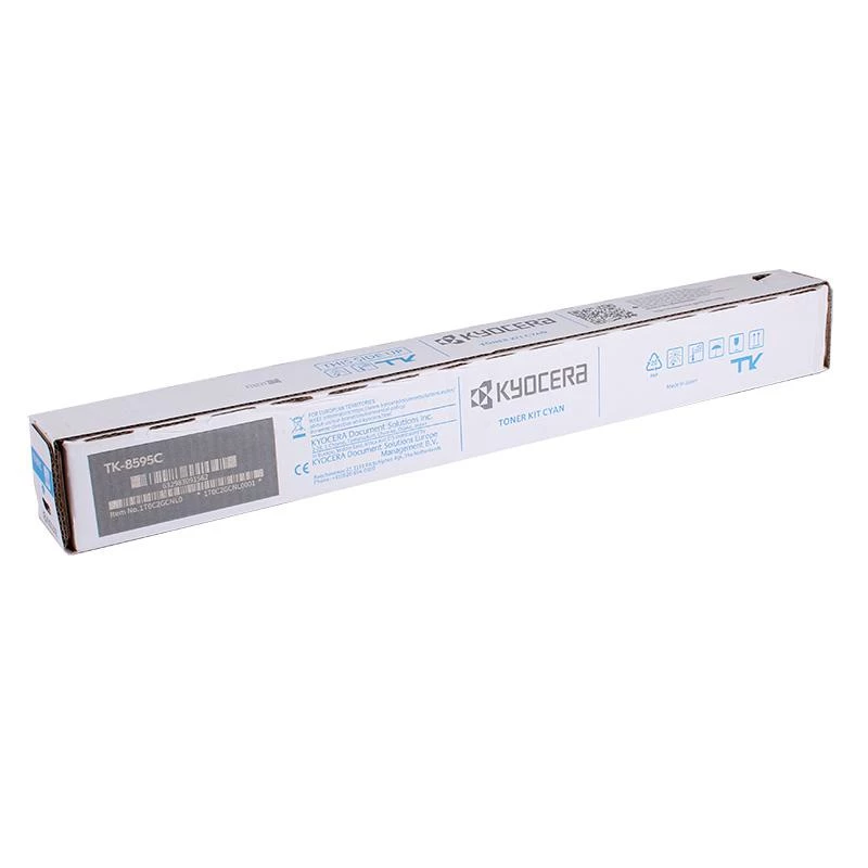 Tonera kasetne Kyocera TK-8595C ciāna, oriģināla, ražīgums 24 000 lappuses, 1 gab.