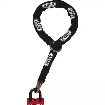 ABUS 59715 Fahrradschloss Melns - Red 1200 mm Kettenschloss (59715)
