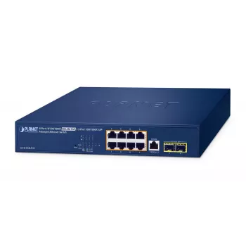 Pārvaldāms slēdzis PLANET GS-4210-8UP2S 8 portu Gigabit Ethernet PoE