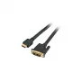 EFB-Elektronik HighSpeed HDMI+ - DVI kabelis, HDMI A — DVI 24+1 vīr.-vīr. 1 m, melns, ražotājs: EFB Elektronik (K5432SW.1)