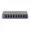 NETGEAR GS108Ev4 Nepārvaldīts L2/L3 Gigabit Ethernet (10/100/1000) Pelēks