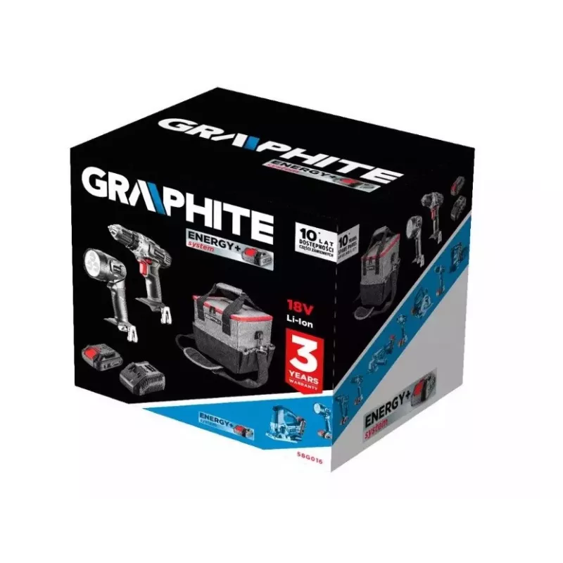 Elektroinstrumentu komplekts GRAPHITE 5 gab. 58G016