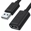 USB kabelis UNITEK Y-C447GBK 0,5 m USB 2.0 melns