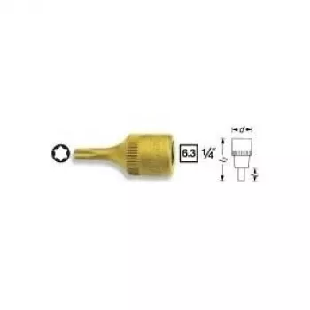 Hazet Torx skrūvgrieža uzgalis 6,3 mm (1/4) 8502-T20 garums 28 mm (8502-T20)
