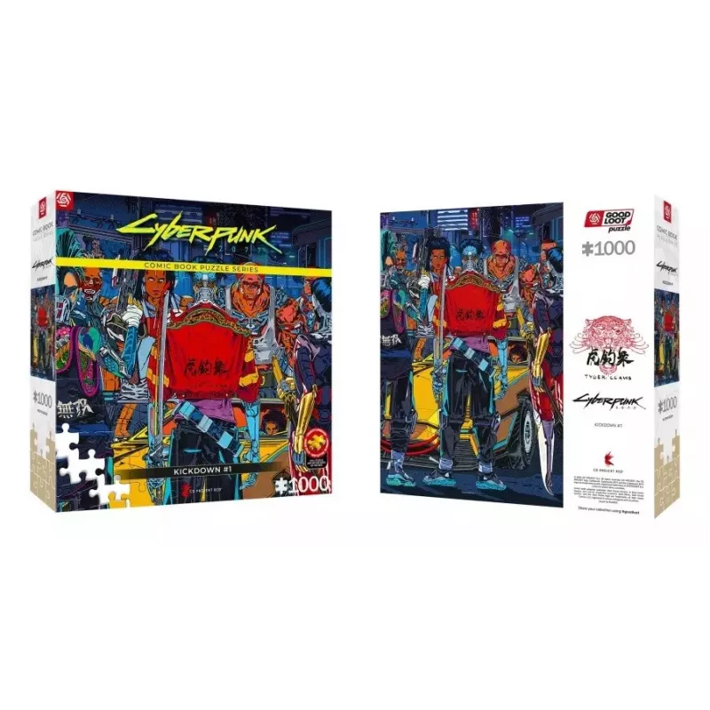 Good Loot komiksu puzle: Cyberpunk 2077 Kickdown, 1000 gab.
