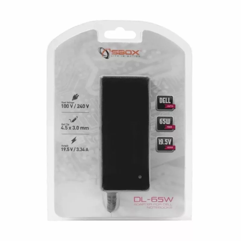 Sbox Adapter Dell piezīmjdatoriem DL-65W