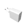 Lādētājs FIXED FIXC65-2C-WH Iekštelpu AC ātrā uzlāde 2x USB Type-C