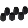 Alphacool HF pieslēguma veidgabals TPV - 12,7/7,6 mm taisns - melns - 6 gab. komplekts (17453)