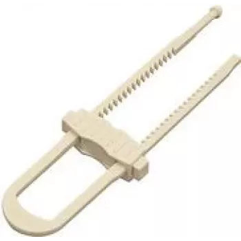 Bērnu skapīšu bīdāmā slēdzene Olympia BS 805, balta, 6 gab. komplekts, 61×19×224 mm