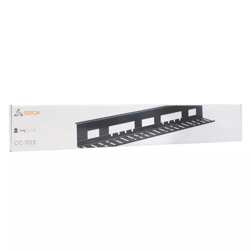 Sbox CC-1113 Kabeļu pārvaldības sistēma melna