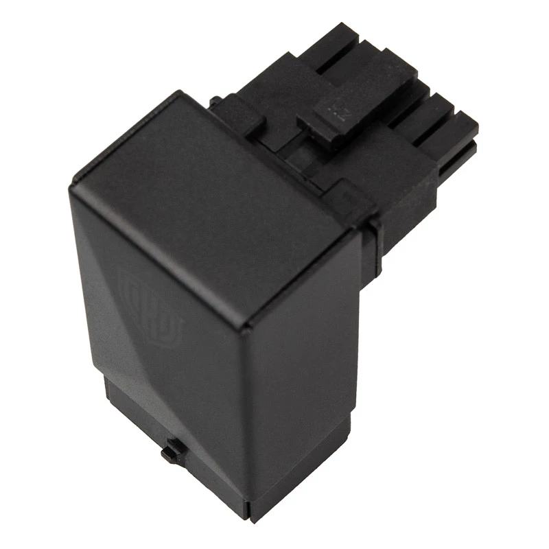 Kolink Core Pro 12V-2x6 90 grādu adapteris — 2. tips, melns