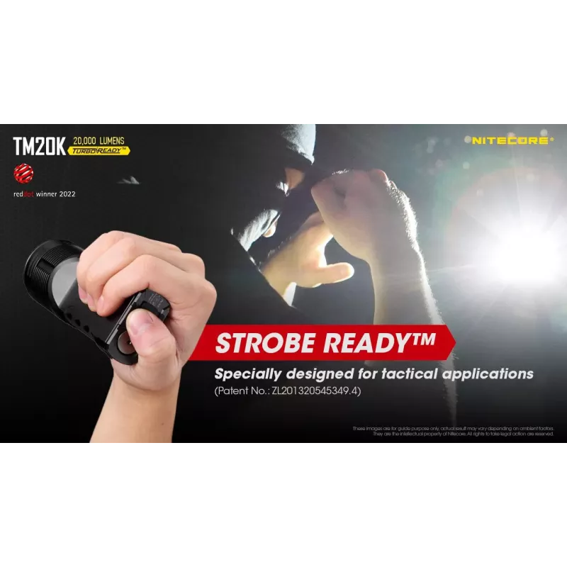 Kabatas lukturītis Tiny Monster SERIES/20000 Lūmenu TM20K Nitecore