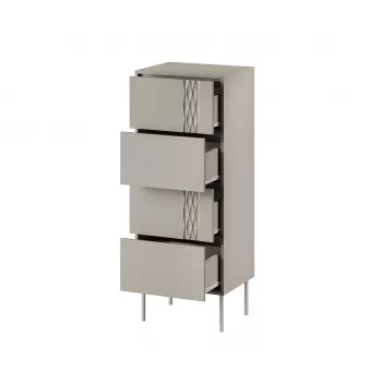 Cama 4S TRESSE kumode 50x40x125 kašmira matēts