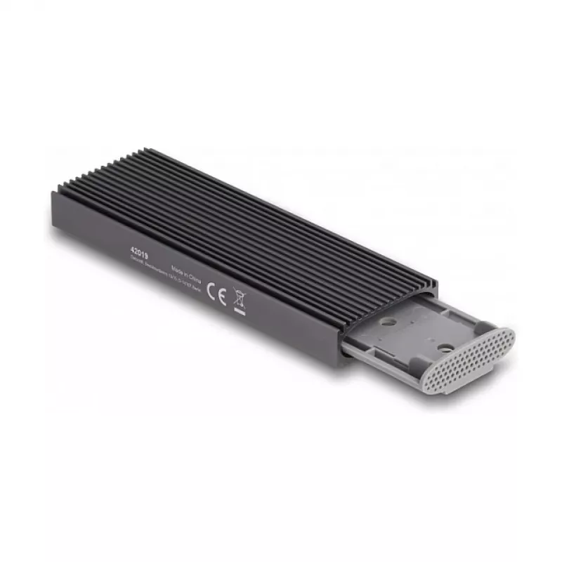 SSD korpuss DeLOCK External USB Type-C Combo Enclosure M.2 NVMe PCIe vai SATA SSD, bez instrumentiem