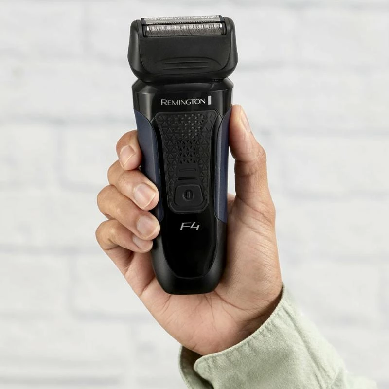 Remington Shaver F4 Style Series Wet & Dry melns zils (F4002)