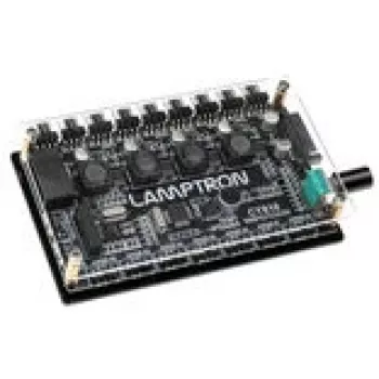 Ventilatora un ARGB kontrolieris Lamptron CY816 Melns — 6 ventilatora pieslēgvietas, 8 ARGB zonas