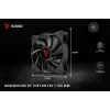 Viss-vienā šķidruma dzesētājs SAVIO BLADE SET 120 mm ventilators 1800 RPM 32 sone Melns