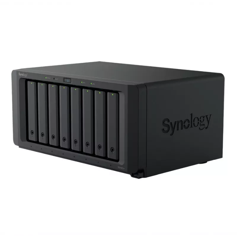 Synology DiskStation DS1825+ NAS/serveris Ryzen Embedded V1500B 8 GB DDR4 0 TB Melns