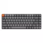 Keychron K3 Max tastatūra Universāla USB RF bezvadu Bluetooth pelēka 75%