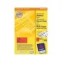 Avery - failu mapju uzlīmes (File Folder Labels) - Sarkana - 70 x 37 mm - 2400 uzlīmes (100 loksnes x 24) (3448)