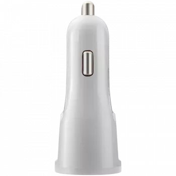 CANYON auto lādētājs C-033 2.4A/USB-A ar iebūvētu Lightning, balts