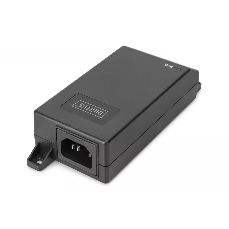 Digitus Gigabit Ethernet PoE+ ievadītājs 802.3at 30 W melns