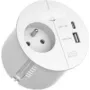 Elektrības sadalītājs Bachmann LOOP IN CHARGE 938.302 ar 1x UTE kontaktligzdu un 1x USB 22W