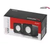 2 virzienu PC skaļrunis Audiocore AC870 B — 3 W RMS, vadu USB barošana, 3,5 mm ieeja, 2.0 kanāli