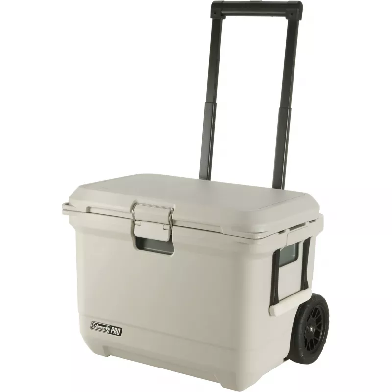 Coleman Pro 55QT dzesētājs ar riteņiem, balts, 52 L, 120 h