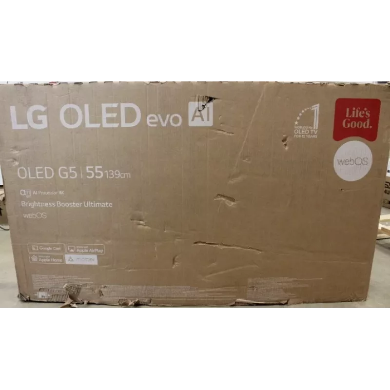 OLED televizors LG OLED55G51LW 55 collu viedais televizors webOS 25 UHD — bojāts iepakojums