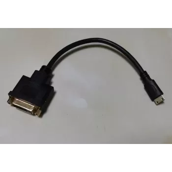 Mini‑HDMI uz DVI adaptera kabelis ProXtend ITH‑HDMIC‑DVI245F — Mini‑HDMI (vīrišķais) uz DVI‑D (sievišķais)
