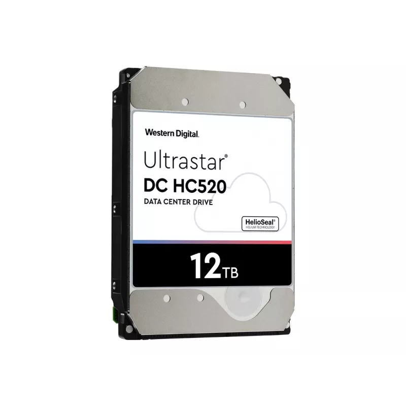 WD Ultrastar DC HC520 HUH721212AL5200 - cietais disks - 12 TB - iekšējais - 3,5 collas (8,9 cm)