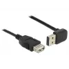 USB kabelis DeLOCK 1m USB 2.0-A uz USB 2.0-A melns