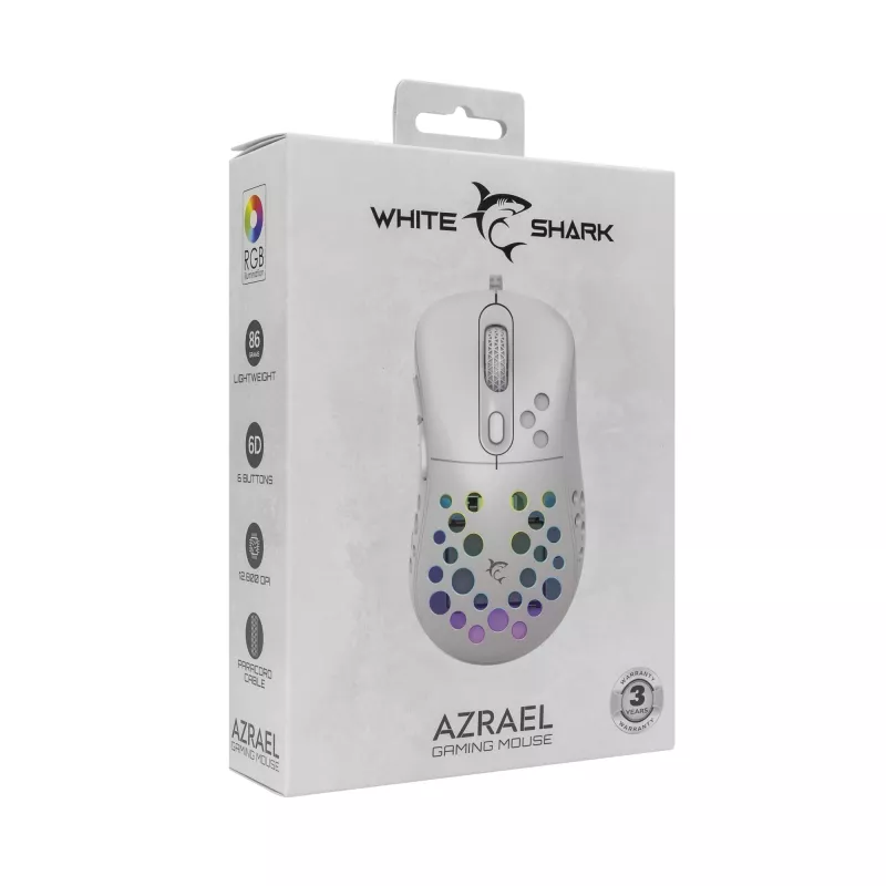 Pele White Shark GM-5013 Azrael balta USB