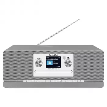 TechniSat DIGITRADIO 372 CD IR interneta analogā un digitālā antracīta, sudraba
