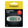 MEMORY DRIVE FLASH USB2 32GB/TRANSPARENT 3502480 INTENSO