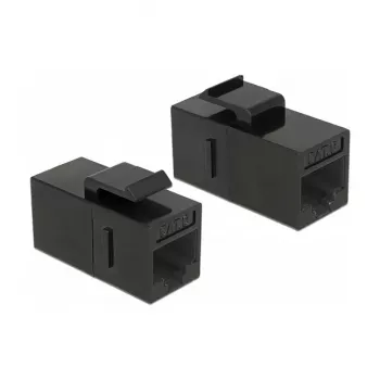 Keystone modulis DeLOCK 86629 Plakans Melns RJ-45