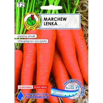 Sēklu lente Apte Marchew LENKA 6 m — burkānu sēklu lente sēšanai