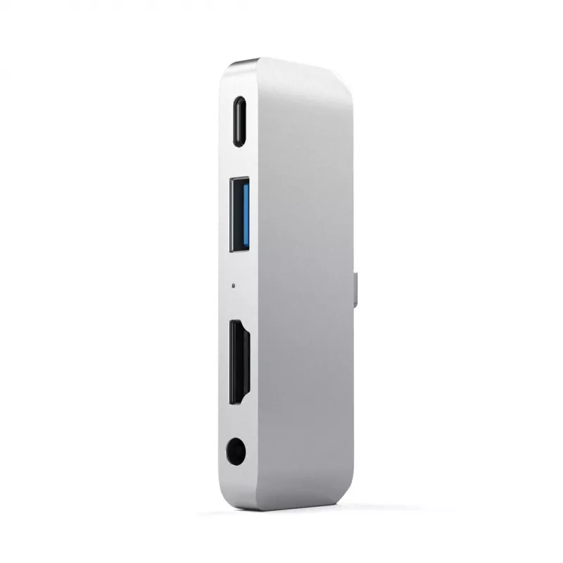 Satechi alumīnija USB-C centrmezgls iPad Pro sudraba krāsā