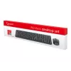 Tastatūras un peles komplekts melns/bezvadu
