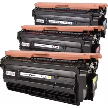 Renkforce Toneris aizstāj HP 201X, CF253XM saderīgs komplekts Ciāna, Fuksīna, Dzeltena 2300 lpp. RF-Toner-HP201XDCMY RF-6922872 (RF-6922872)