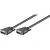 Wentronic Goobay DVI-D FullHD kabelis Dual Link, melns, 1,8 m - DVI-D spraudnis Dual-Link (24+1-pin) > DVI-D spraudnis Dual-Link (24+1-pin) (93573)