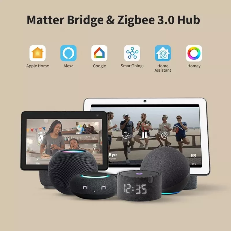 AQARA Panel Hub S1 Plus (MP-K03D) - WiFi skārienpanelis ar Zigbee centrmezgla funkciju