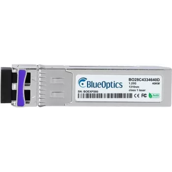 SFP optiskā raiduztvērējs BlueOptics 100-04063-BO, 1250 Mbit/s, sudraba, MTBF 1 000 000 h
