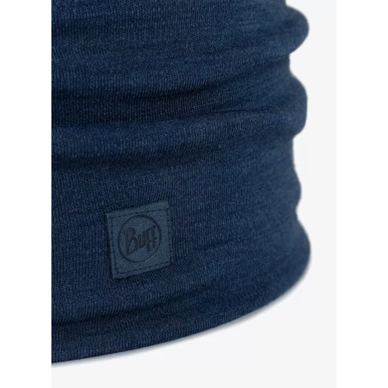 Buff merino vilnas kakla un sejas sildītājs, slinga modelis 113018.779.10.00 — biezs, bezšuvju, unisex, zils