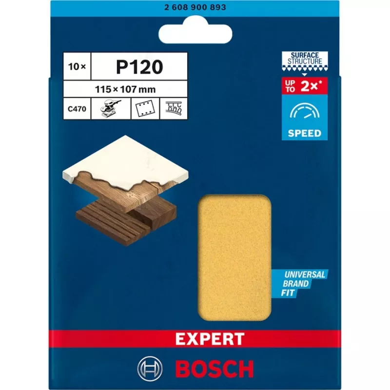 Bosch 2 608 900 893 rotējošā instrumenta slīpēšanas/slīpēšanas piederums Koks Slīploksne