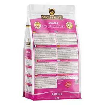 WOLFSBLUT VetLine Hypoallergenic Horse ar saldajiem kartupeļiem - sausā suņu barība - 2kg